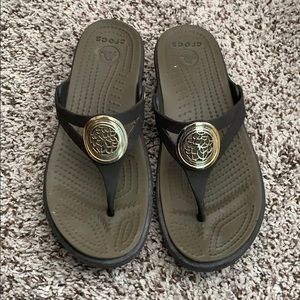 Croc sandals